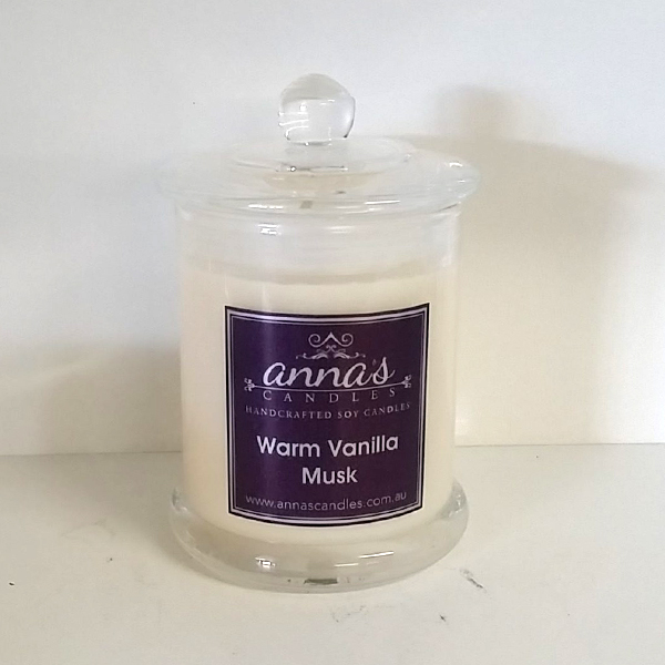 Warm Vanilla Musk Candle Jar