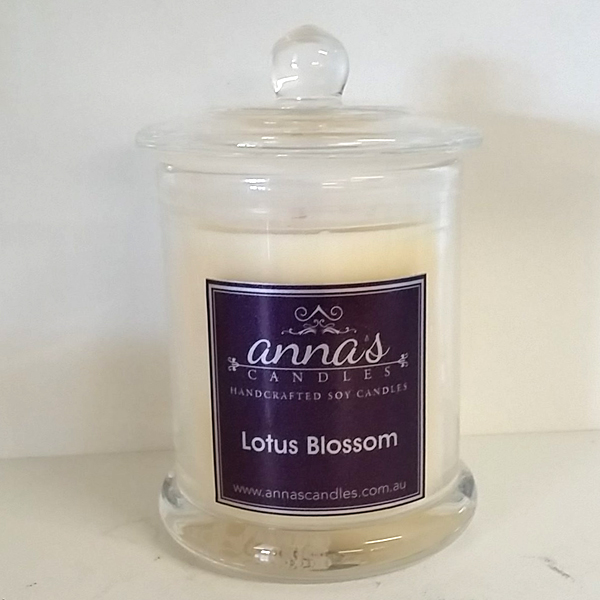Lotus Flower Scented Candle Jar
