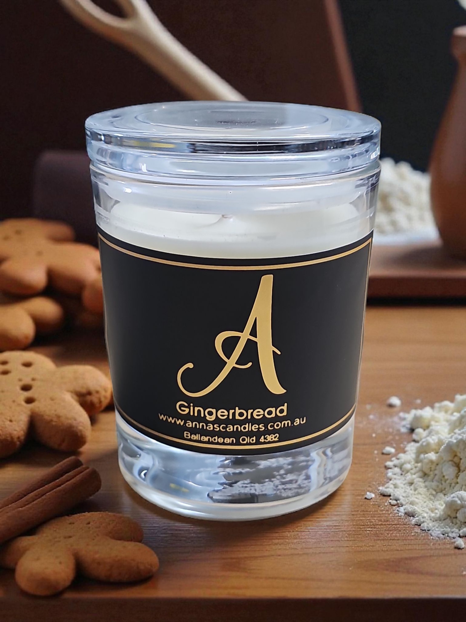 230G CLEAR GLASS CANDLE JAR