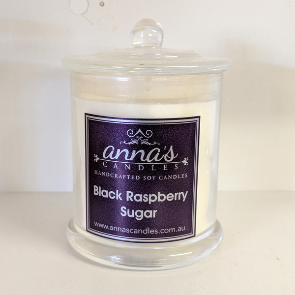 Black Raspberry Sugar Candle Jar