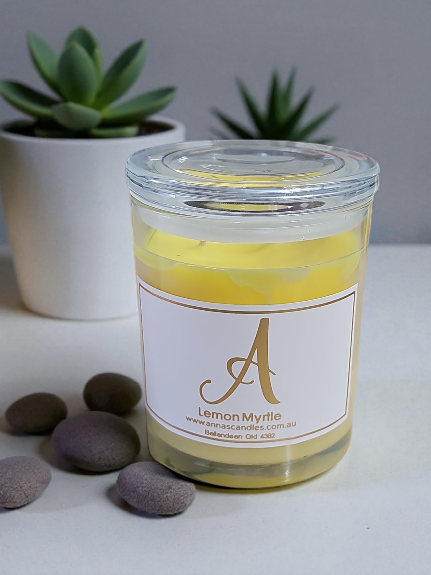 XL 400g Clear Glass Classic Candle Jar