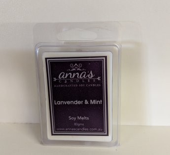 Lavender and Mint Soy Wax Melt packs
