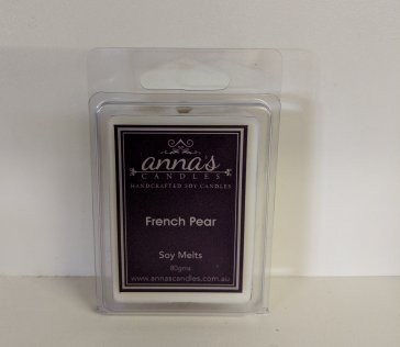 French Pear Soy Wax Melt packs