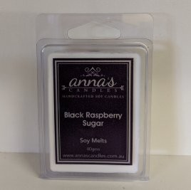 Black Raspberry Sugar soy wax melt packs