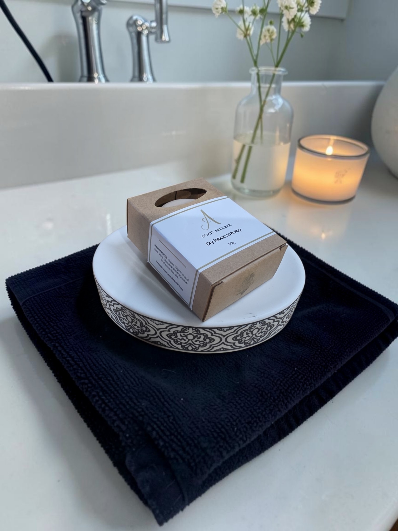HAND MADE 90G GOATS MILK SOAP BARS