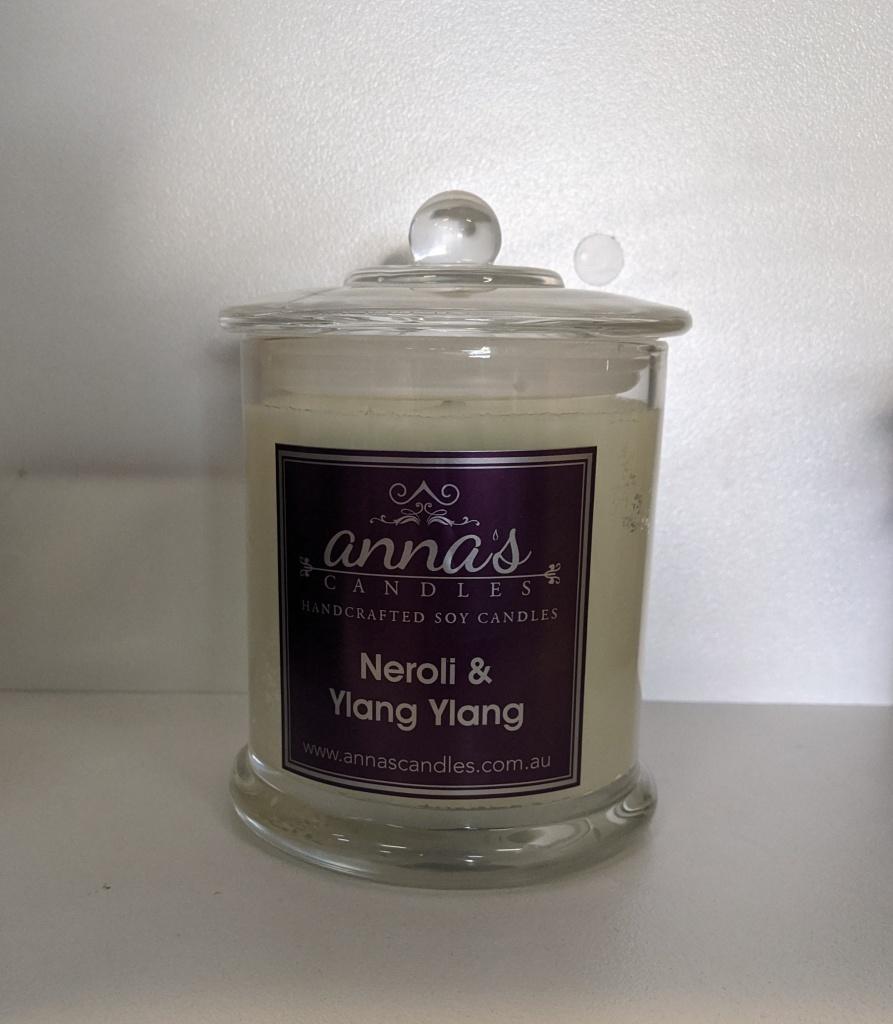 Neroli & Ylang Ylang Candle Jar High Quality Hand Crafted Soy Candles QLD