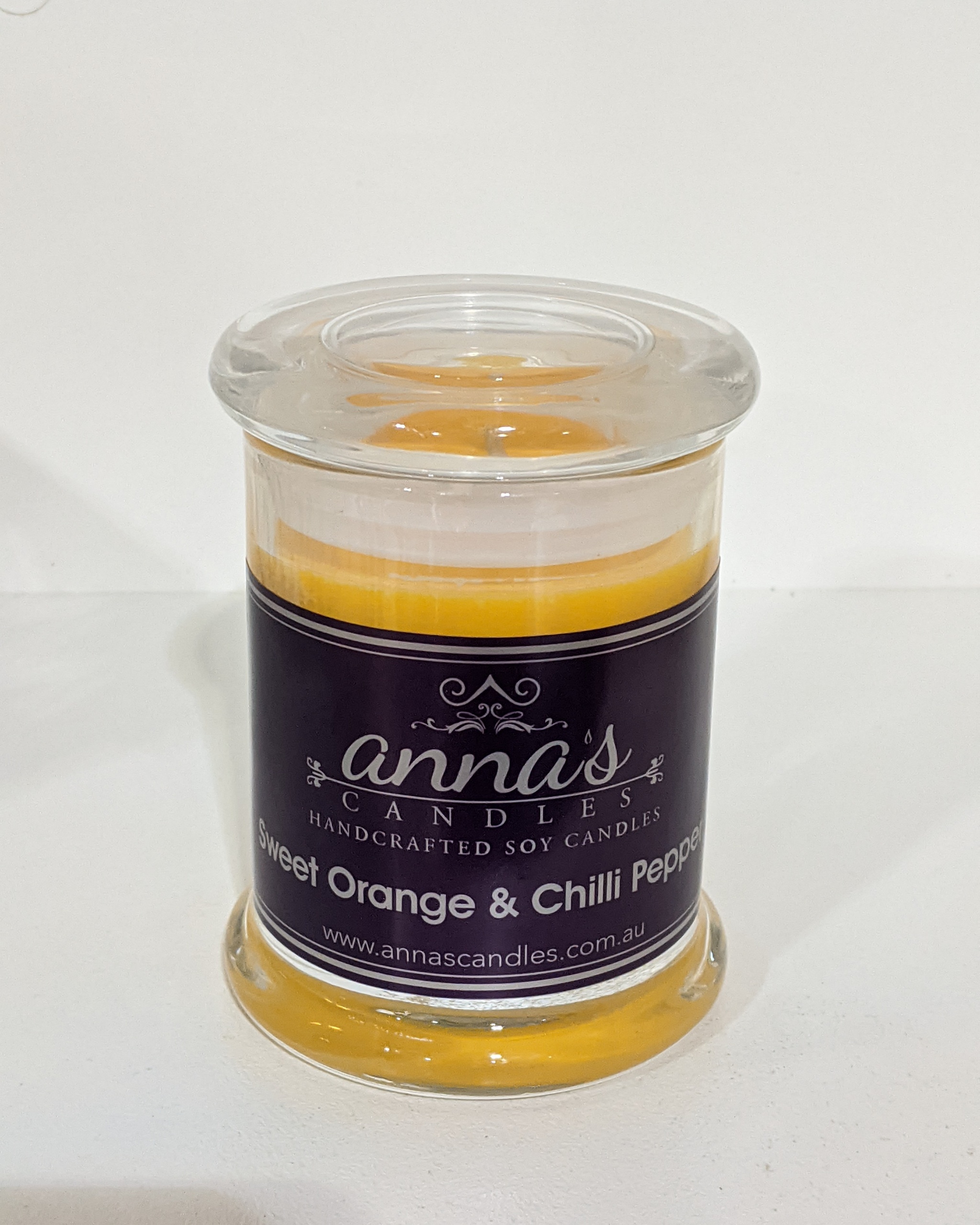 Sweet Orange & Chili Pepper Candle Jar High Quality Hand Crafted Soy