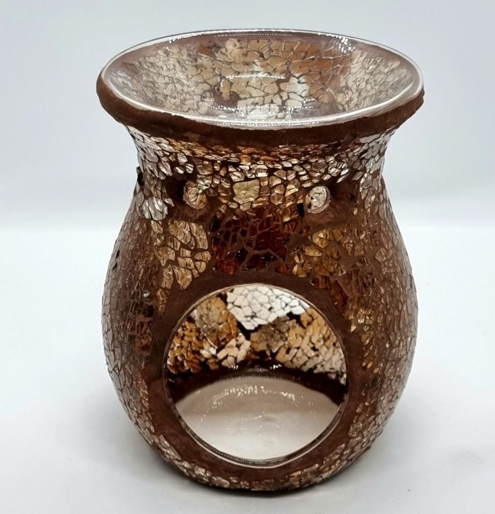 Amber Crackle Oil Burner Gift Pack | High Quality Hand Crafted Soy ...