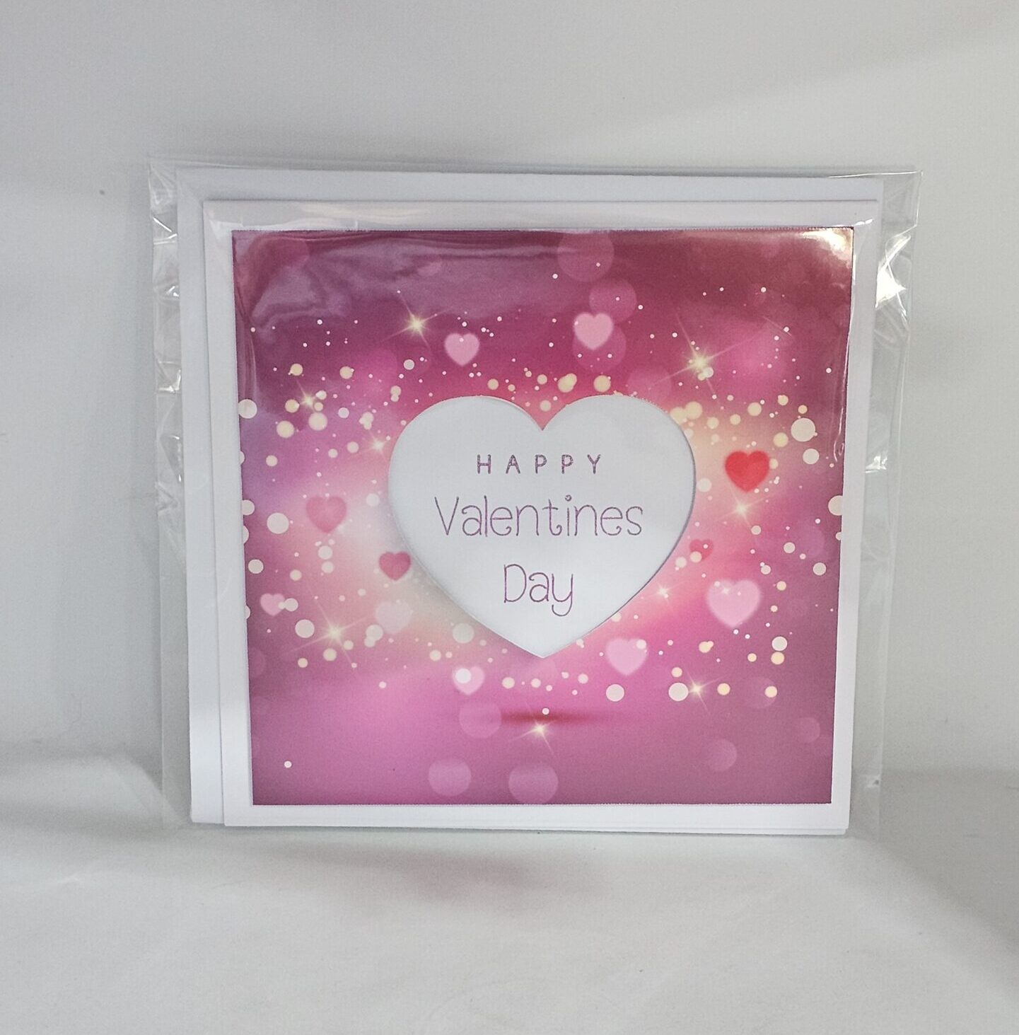 VALENTINE’S DAY PINK HEARTS GIFT CARD