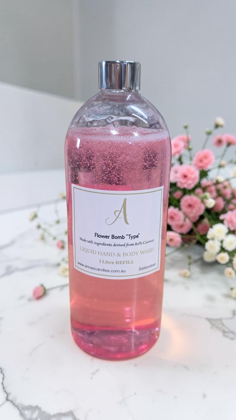 500ml & 1L Liquid Hand & Body Wash Refill