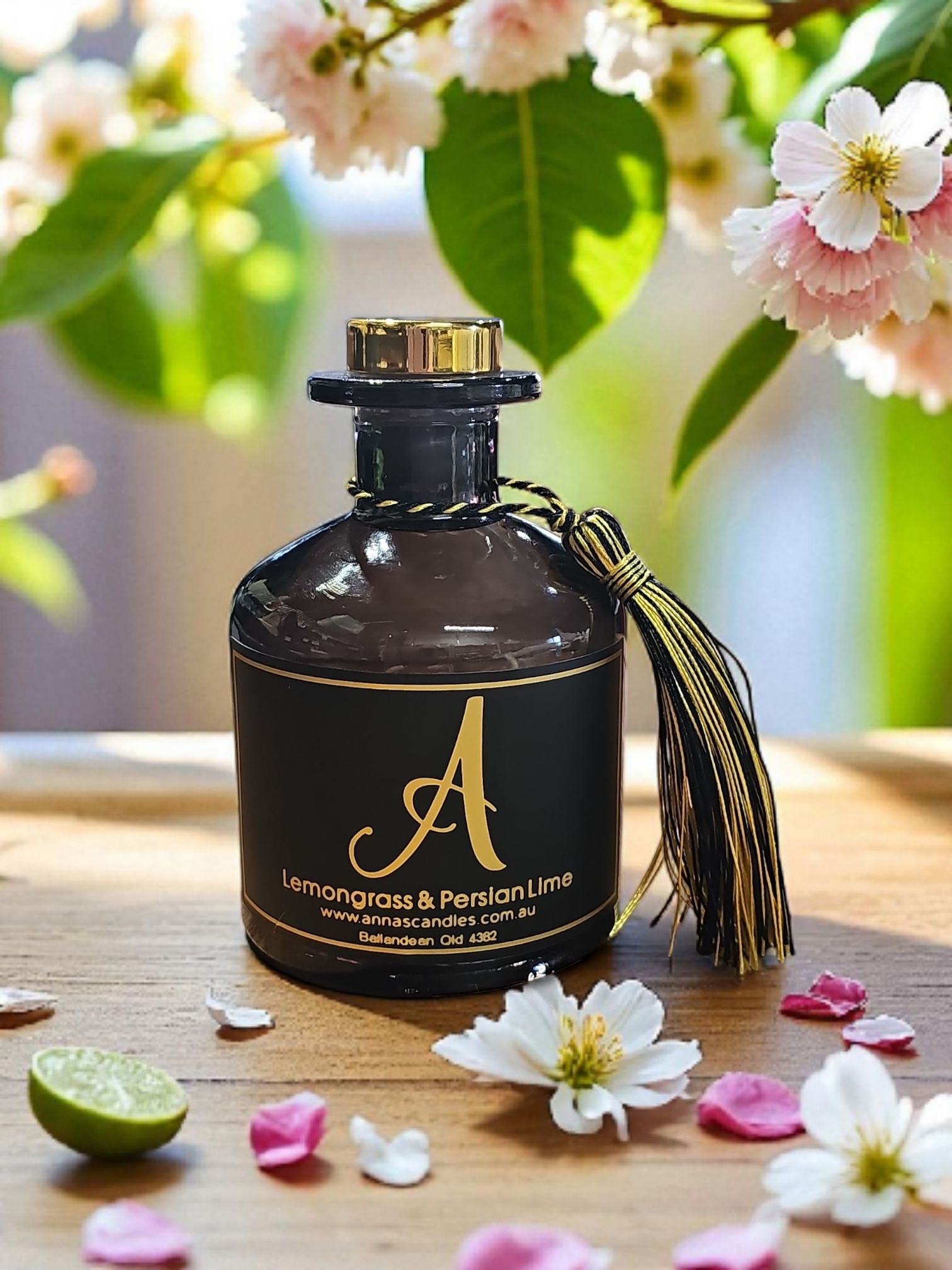TRANSPARENT BLACK 250ML DIFFUSER